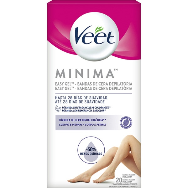 Veet Pure Ταινίες Αποτρίχωσης για Ευαίσθητες Επιδερμίδες 20τμχ