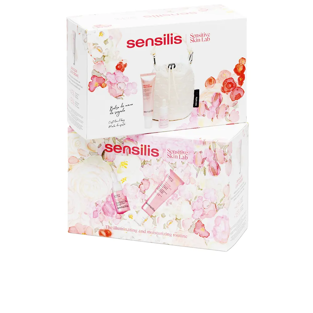 SENSILIS SKIN GLOW JUICY CREAM CASE 2 pcs Facial cream 50 ml + Facial serum 15 ml + Toiletry bag 1 unit