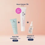 RILASTIL AQUA INTENSE 72H HYDRATION AND GLOW RITUAL 3 pc SET Facial cream gel 40ml + Facial cleanser 15ml + Facial serum gel 15ml - Image 3