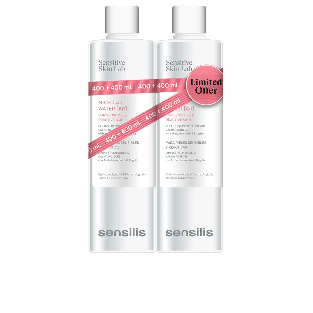 SENSILIS MICELLAR WATER [AR] για ευαίσθητο και αντιδραστικό δέρμα 2 x 400 ml