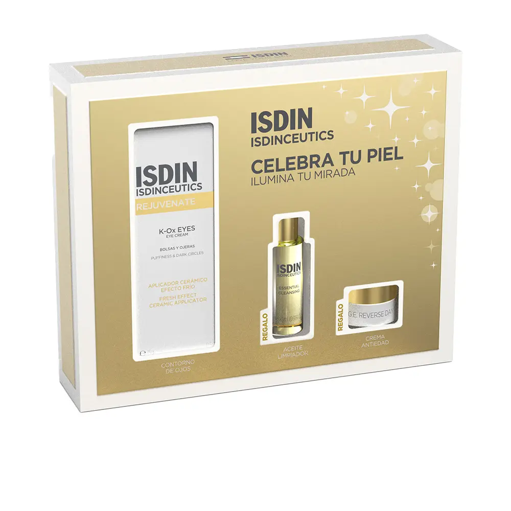 ISDIN ISDINCEUTICS K OX EYES CASE 3 pcs Eye contour 15 gr + Cleansing oil 27 ml + Anti-aging cream 5 ml