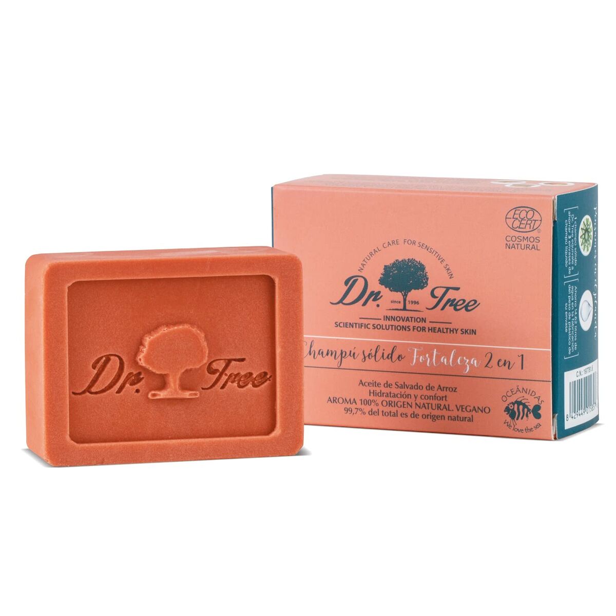 DR. TREE ECO CHAMPÚ SÓLIDO cosmos fortaleza 75 gr