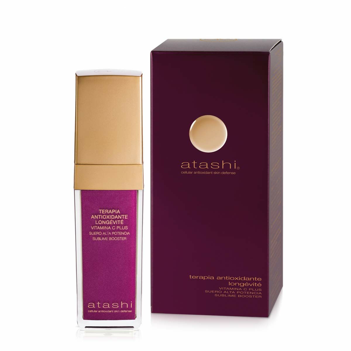 ATASHI CELLULAR ANTIOXIDANT SKIN DEFENSE suero vitamina C plus 30 ml