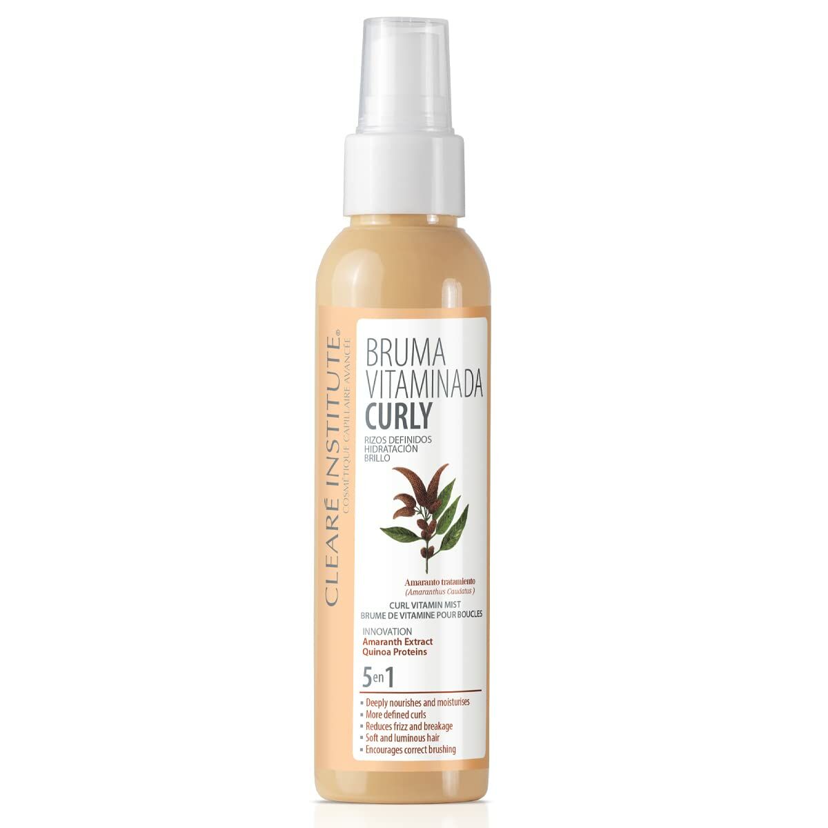 CLEARÉ INSTITUTE BRUMA VITAMINADA CURLY rizos definidos hidratación brillo 125 ml