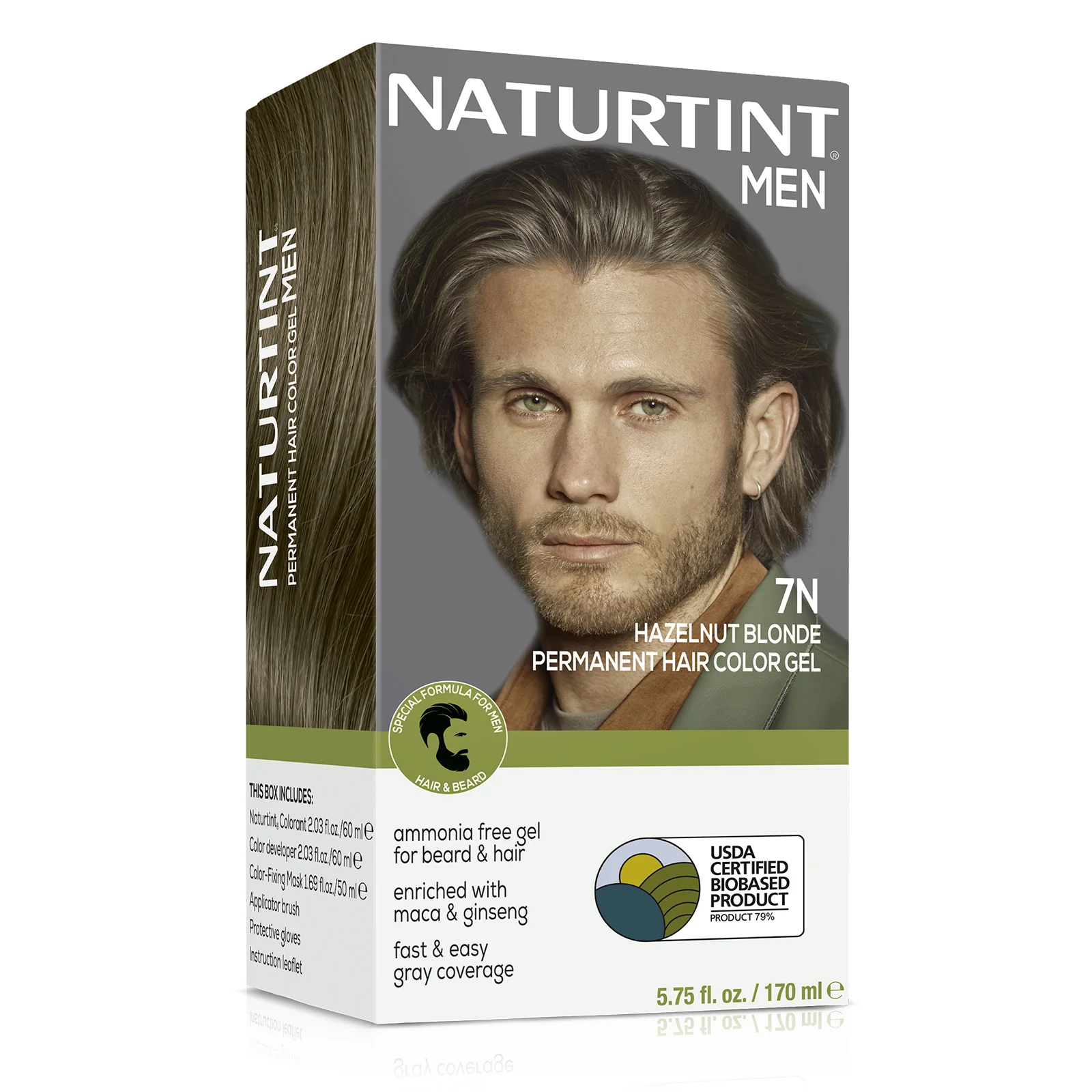 NATURTINT NATURTINT MEN ammonia-free dye #7N hazelnut blonde 1 unit