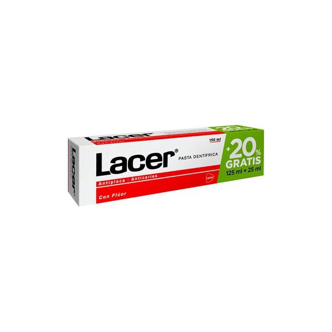 LACER TOOTHPASTE promo 125 ml + 25 ml