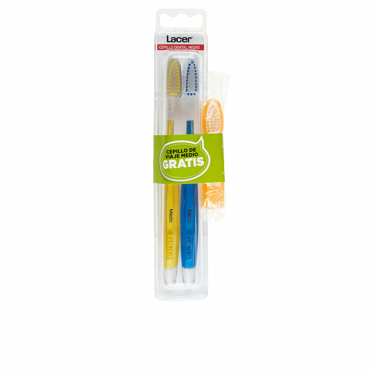 LACER Medium Technic Toothbrush 2 units