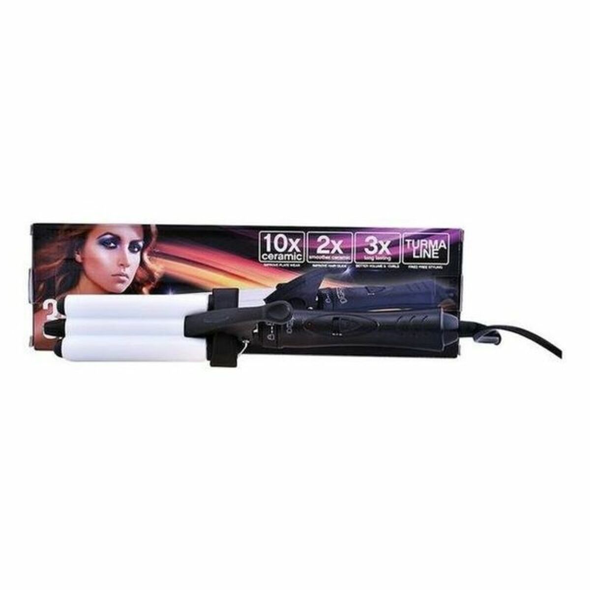 ID Italian Hair Curler Tourmaline 3X Ψαλίδι Μαλλιών για Κυματιστά Μαλλιά 60W