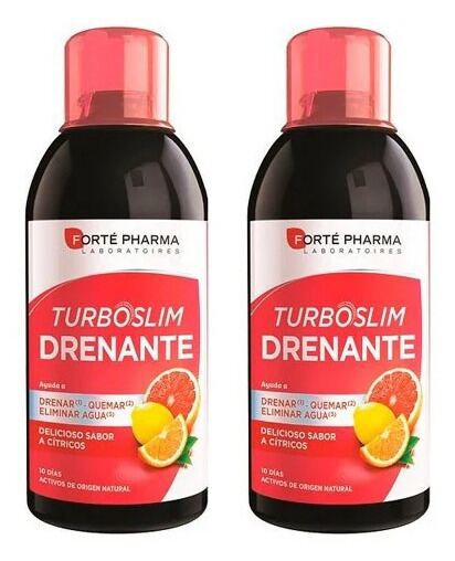 FORTÉ PHARMA  SLIM DRAINING duo #Citrus 2 x 500 ml
