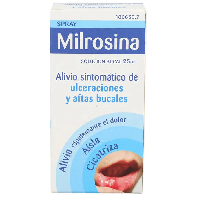 MILROSINA MILROSINE+ canker sore spray 20 ml
