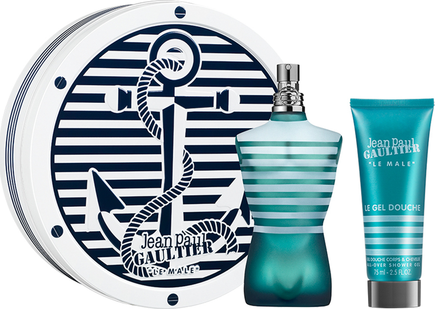 J.P. Gaultier Le Male Giftset Edt Spray 125ml/Shower Gel 75ml   set x 200 ml