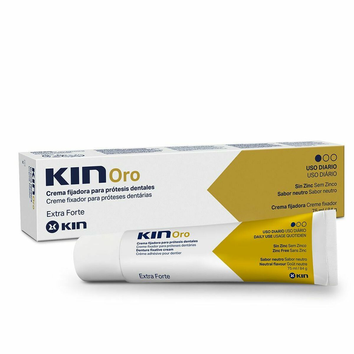 Kin Gold Dental Fixative Cream - 75 ml