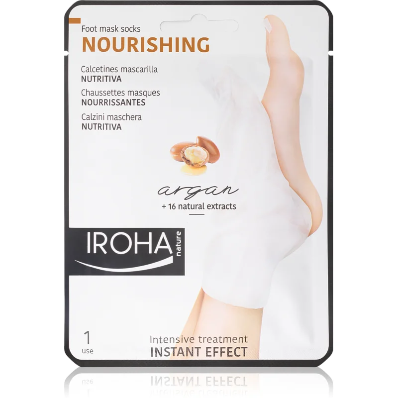 IROHA ARGAN & MACADAMIA nourishing socks 1 u