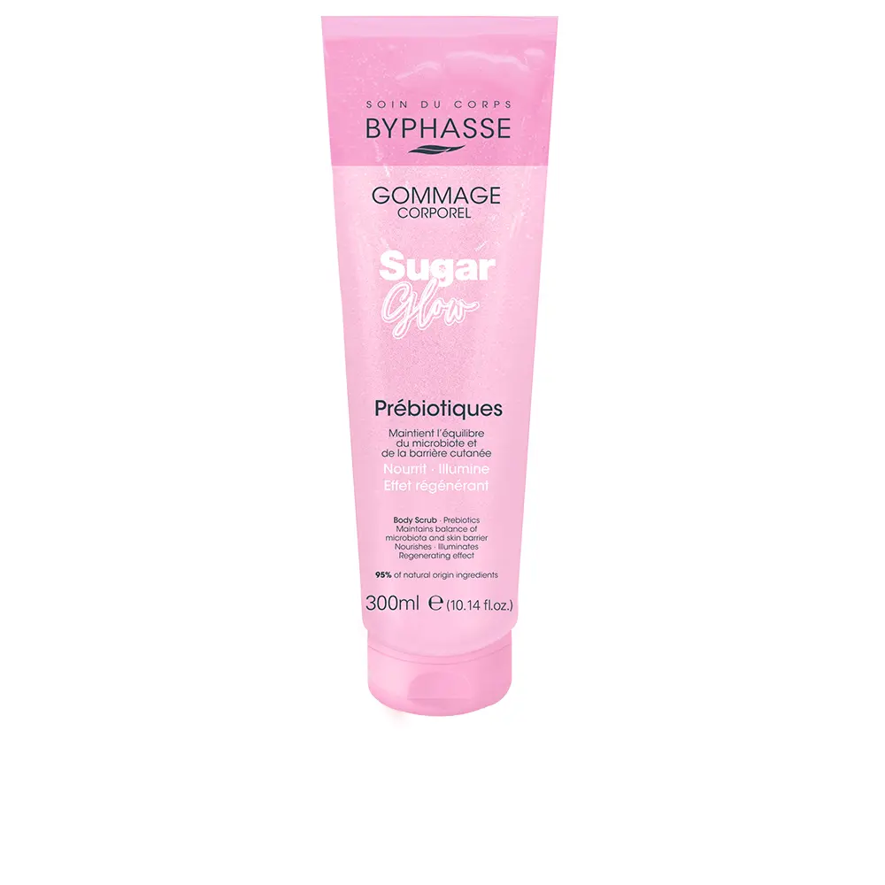 BYPHASSE SUGAR GLOW prebiotic body scrub 300 ml