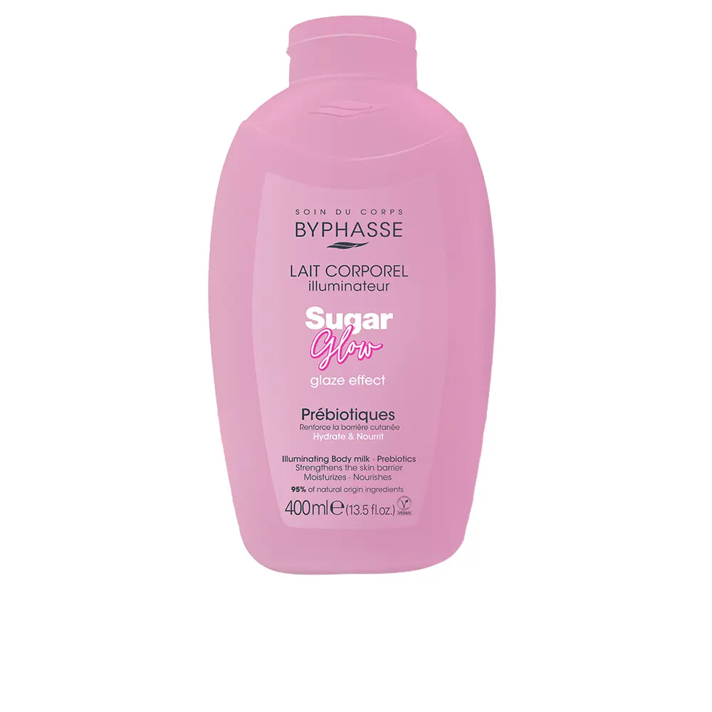 BYPHASSE SUGAR GLOW Illuminating Body Milk with Prebiotics 400 ml