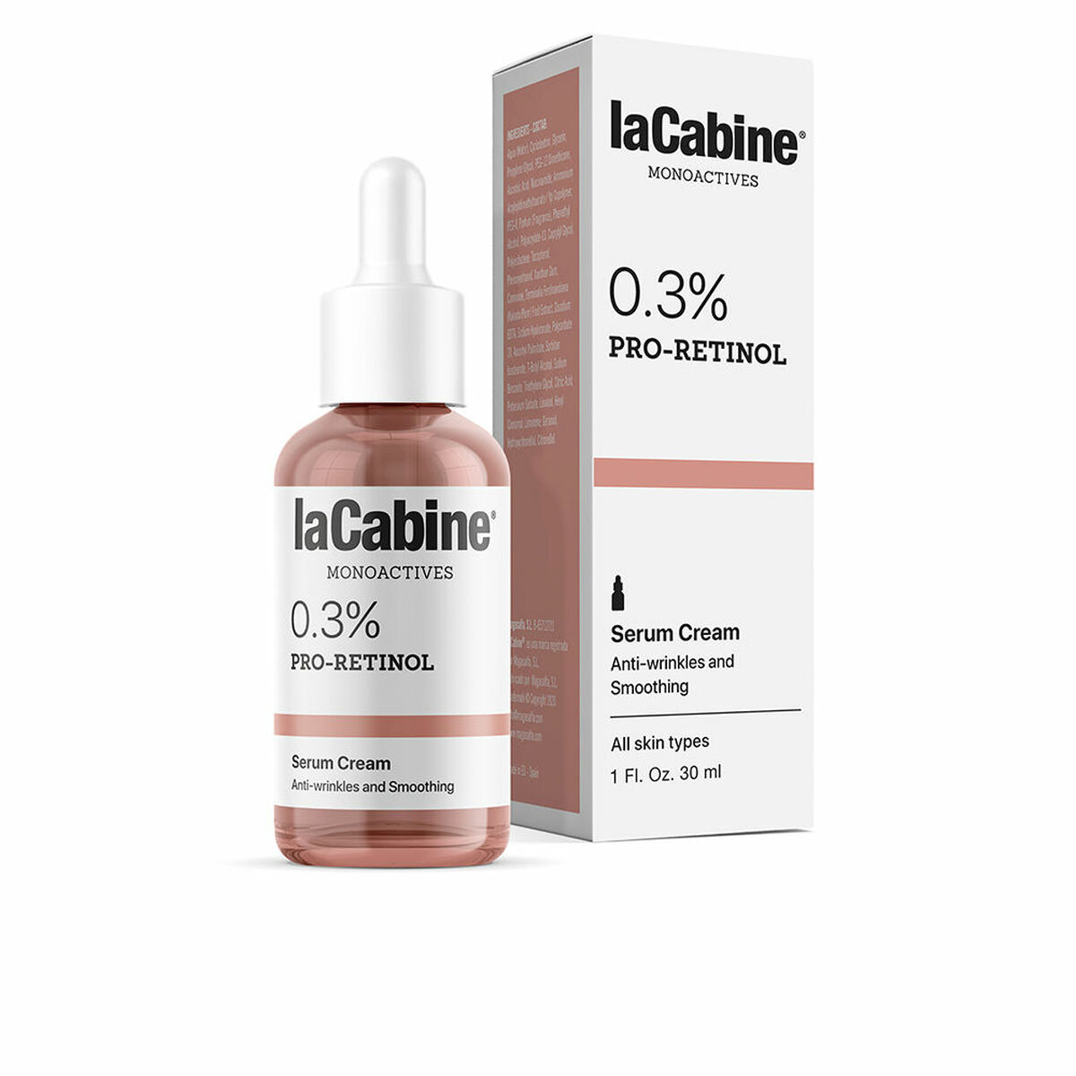 LA CABINE MONOACTIVES 0.3% RETINO serum cream 30 ml