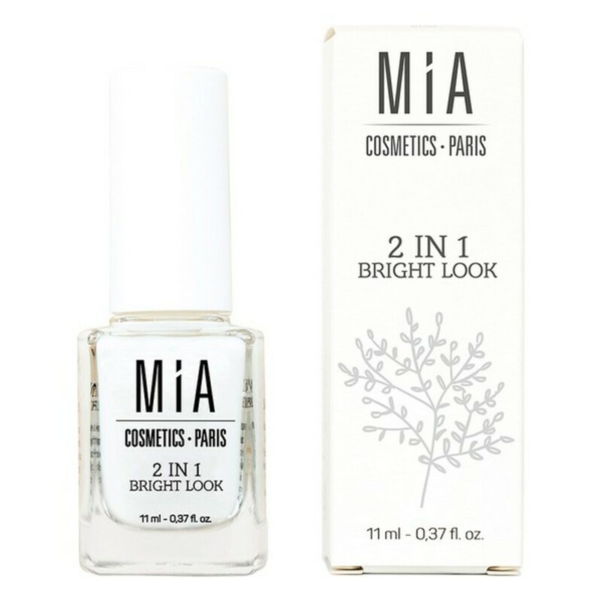 MIA COSMETICS PARIS 2 IN 1 BRIGHT LOOK θεραπεία νυχιών 11 ml