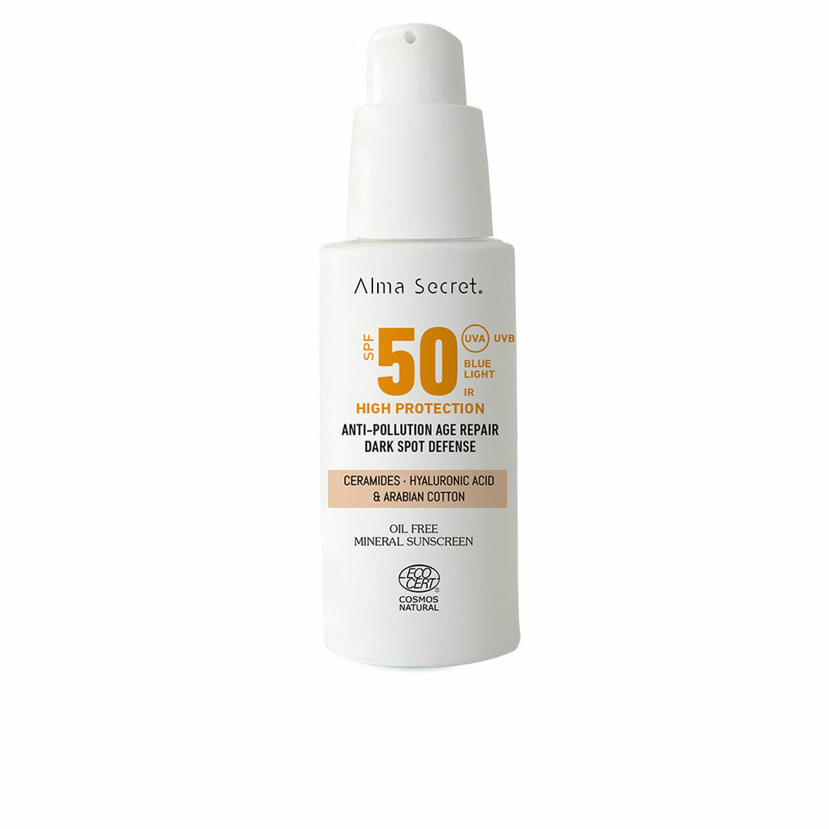 ALMA SECRET SOLAR tinted facial cream SPF50 #Sand 50 ml