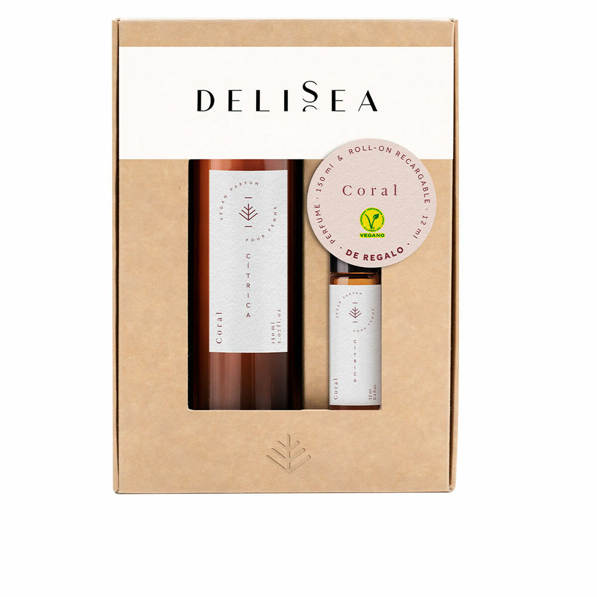 DELISEA CORAL VEGAN EAU PARFUM LOTE 2 pz