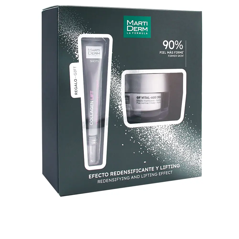 MARTIDERM PLATINUM GF VITAL AGE INTENSE AND LONG-LASTING HYDRATION SET OF 2  GF vital crema 50 ml + shots collagen