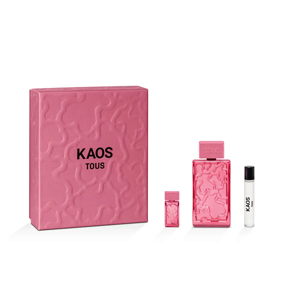 TOUS TOUS KAOS CASE 3 pcs Eau de Parfum spray 90 ml + Eau de Parfum spray 15 ml + Eau de Parfum 4 ml