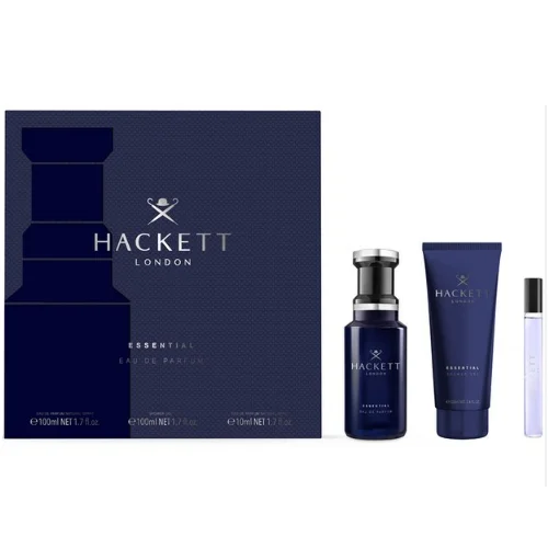 Hackett Essential Giftset Edp Spray 100 ml/Showergel 100 ml/Travel Spray 10 ml   set x 210 ml
