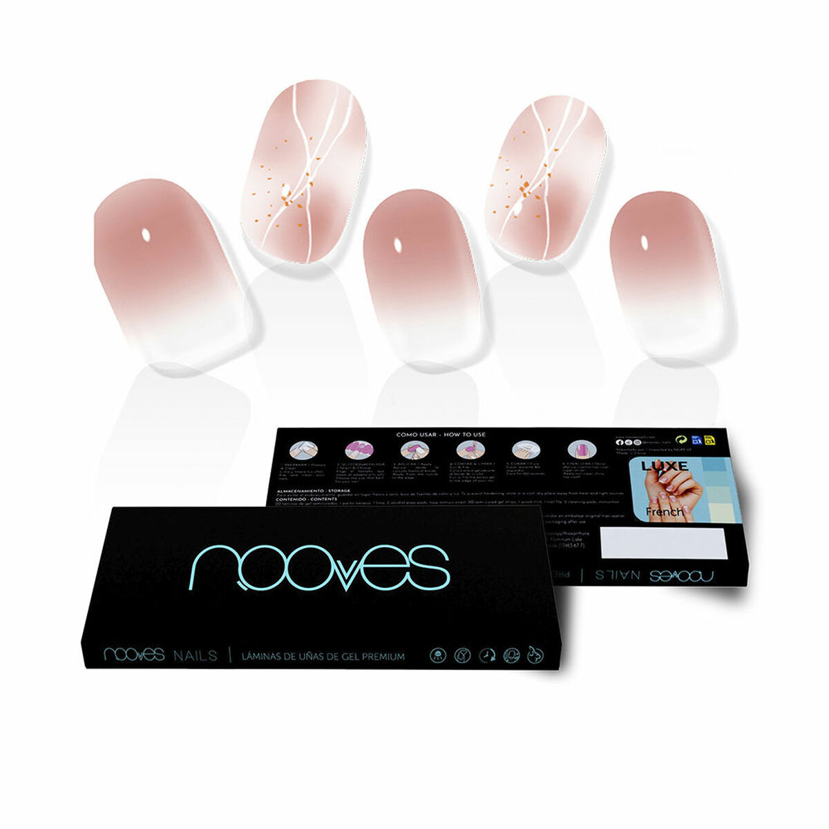 NOOVES GEL NAILS michelle premium glam #art design 20 u