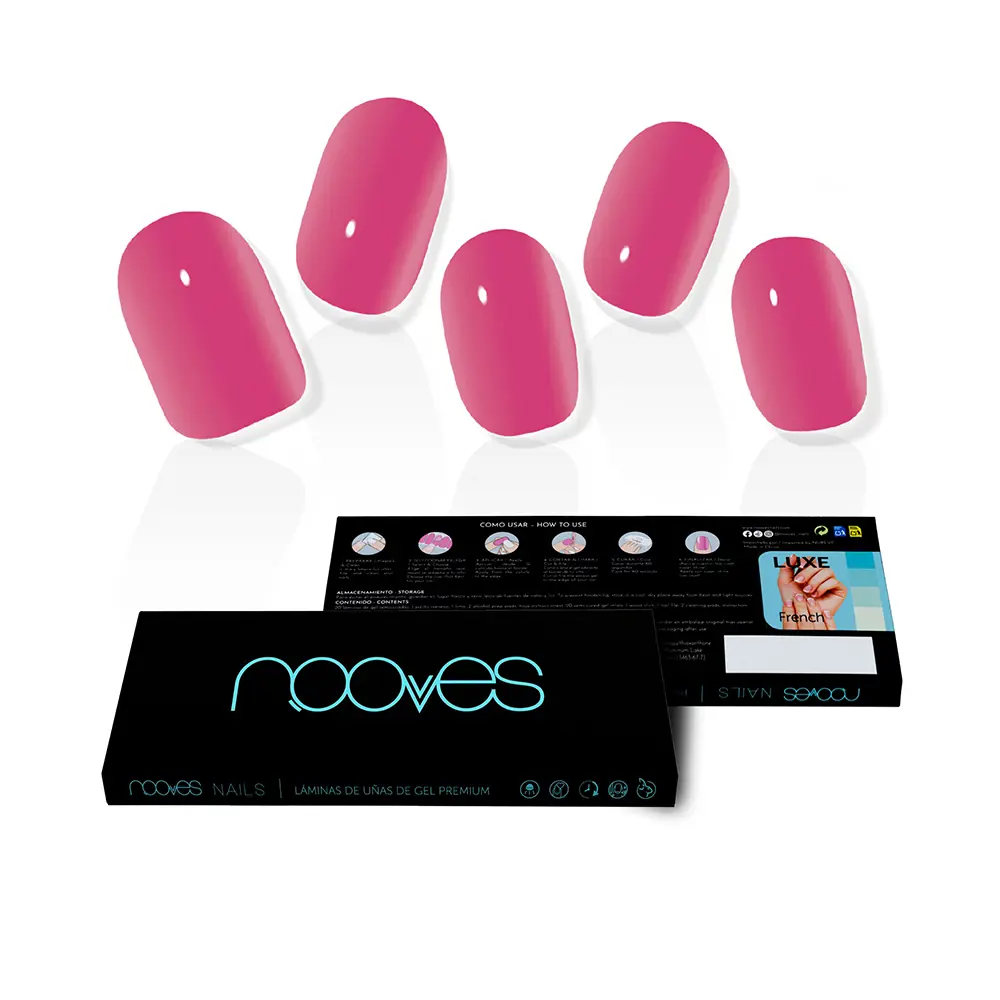 NOOVES Premium glam GEL NAIL SHEETS #barbie girl 20 units