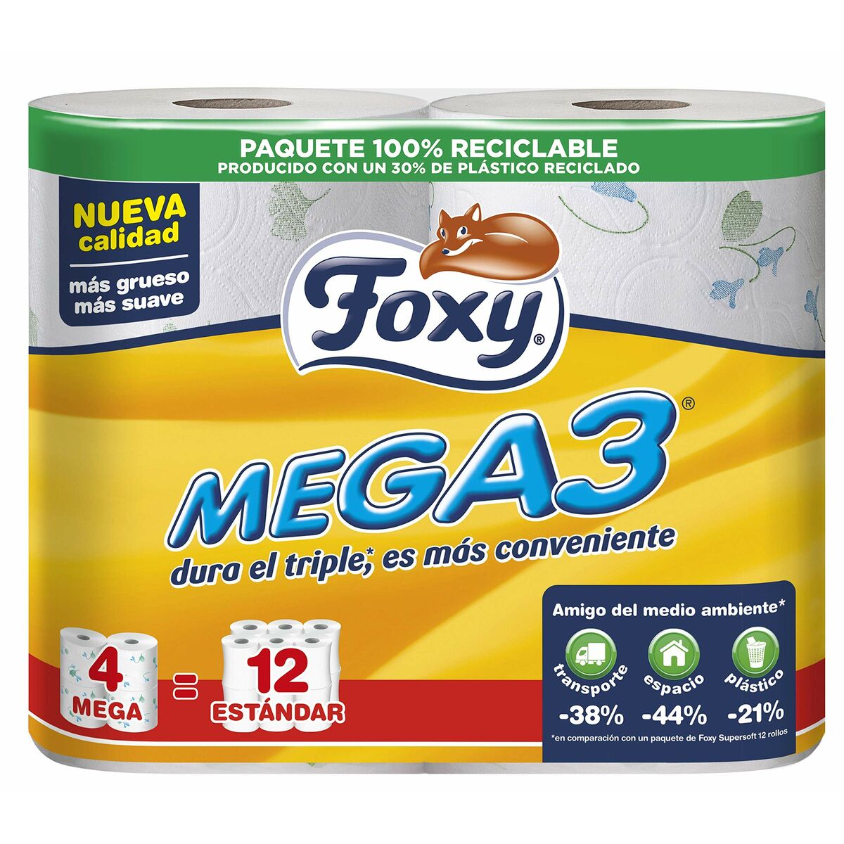 Χαρτί Υγείας Foxy Mega3