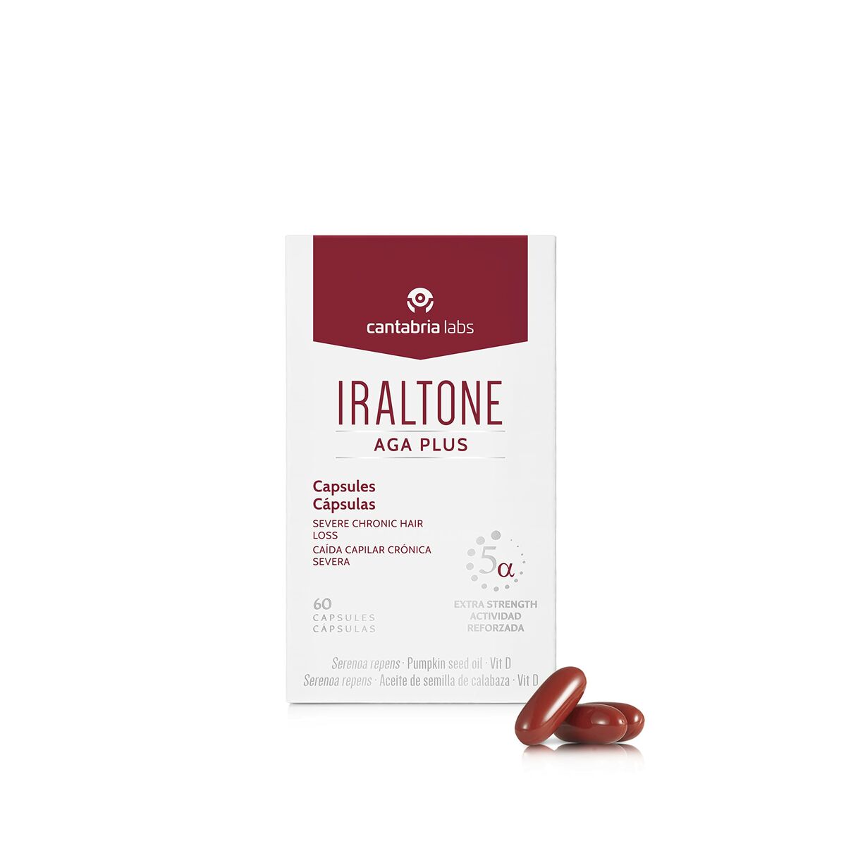 IRALTONE AGA PLUS cápsulas 60 u