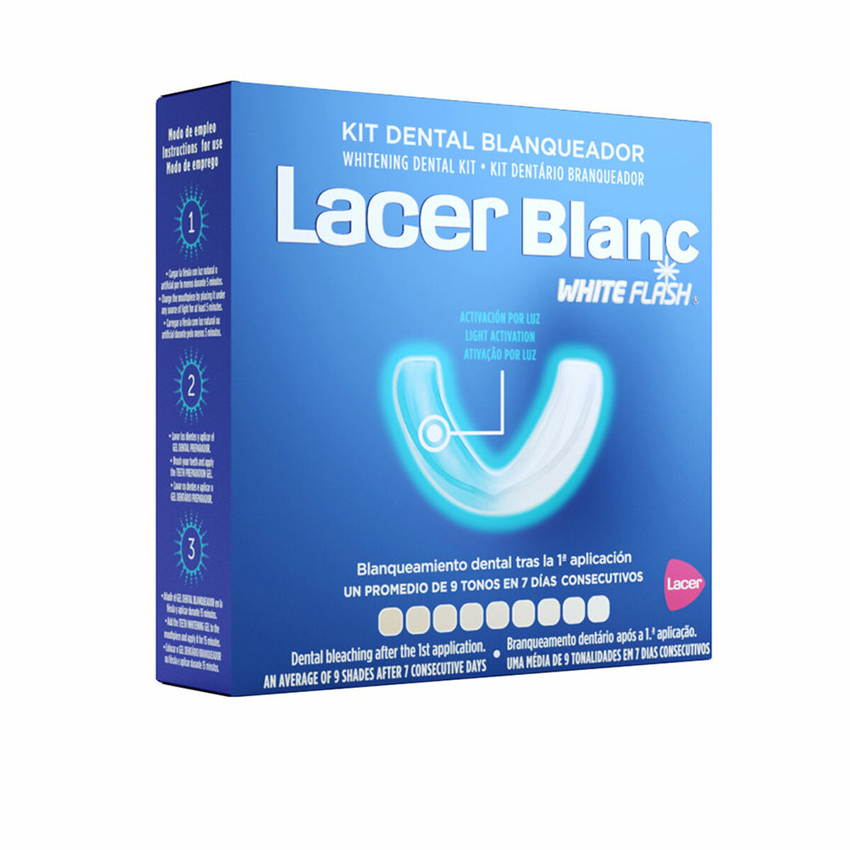 LACER LACERBLANC WHITE FLASH dental whitening kit 1 u