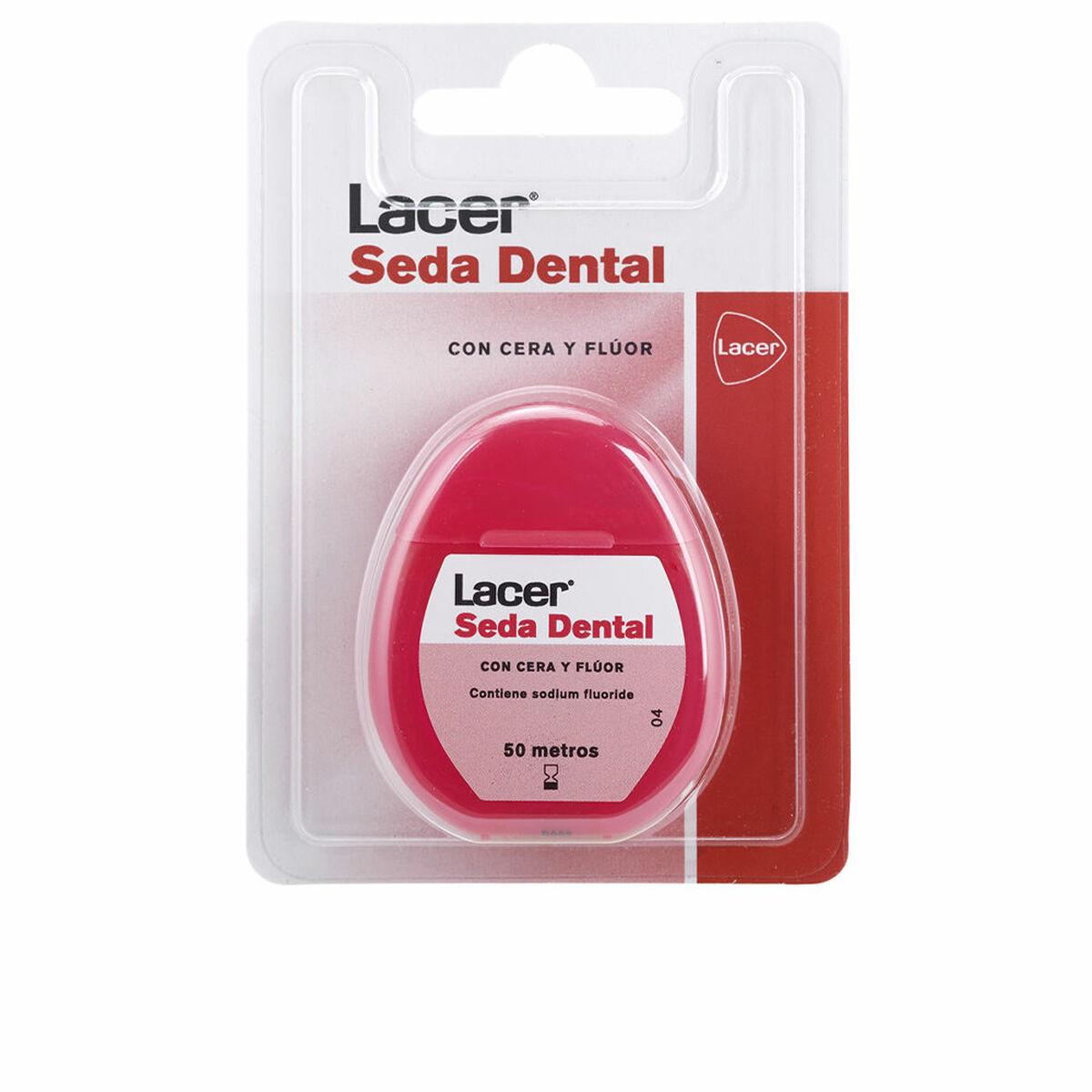 LACER Seda Dental con Cera Flúor y Triclosán 50 M