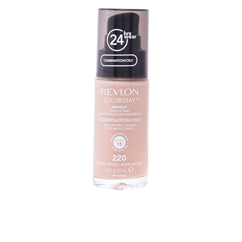 REVLON MASS MARKET COLORSTAY foundation combination/oily skin #220-naturl beige