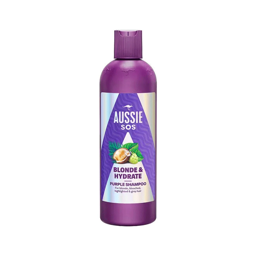 AUSSIE AUSSIE SOS BLONDE & HYDRATE purple shampoo 300 ml