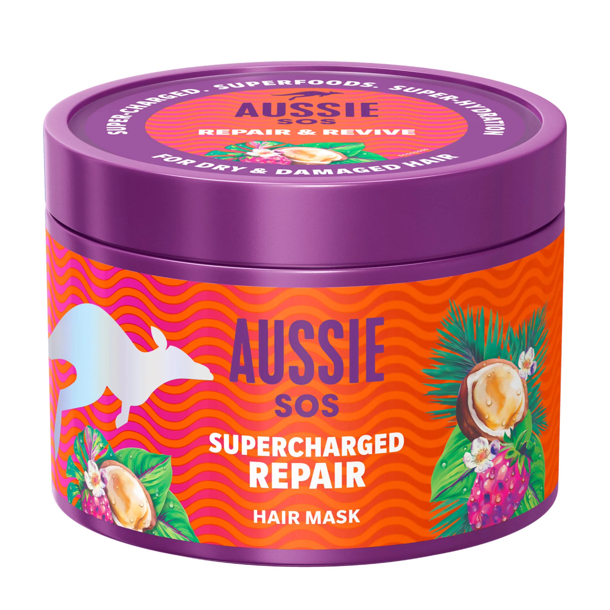 AUSSIE AUSSIE SOS SUPERCHARGED REPAIR hair mask 500 ml
