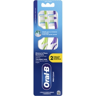 ORAL-B PROCLEAN PLAQUE REMOVER toothbrush 40 #medium 2 units