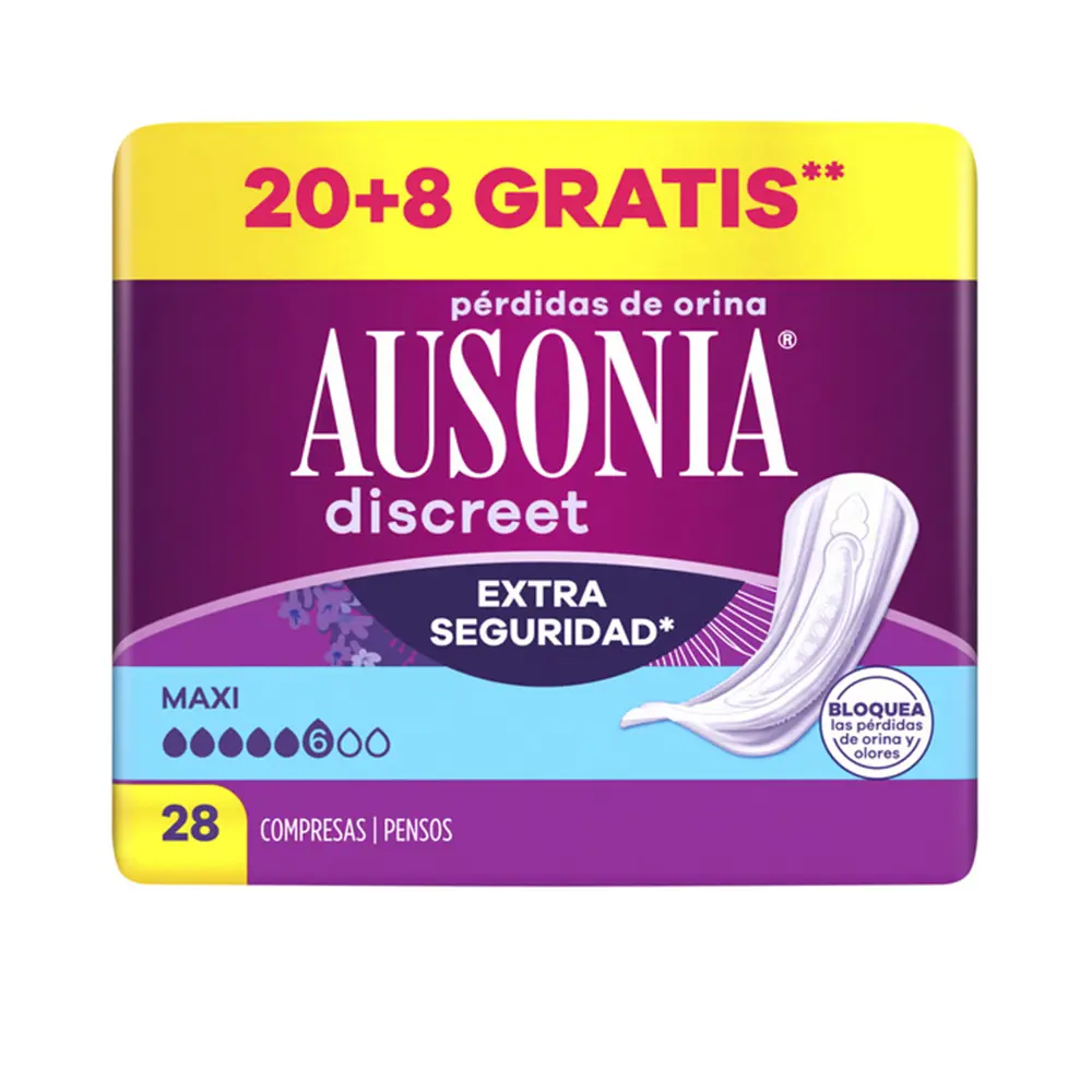 AUSONIA DISCREET maxi incontinence pads 28 units