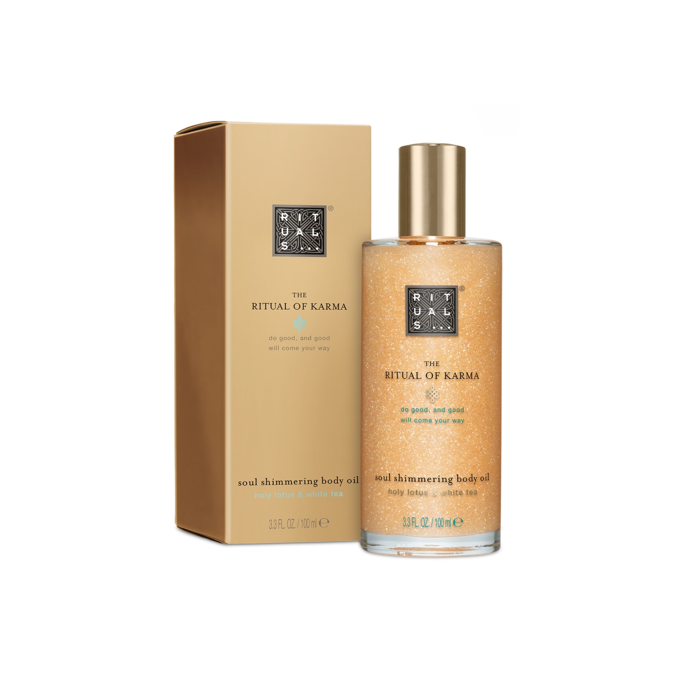 Rituals Karma Shimmering Body Oil Lotus Flower & White Tea    100 ml