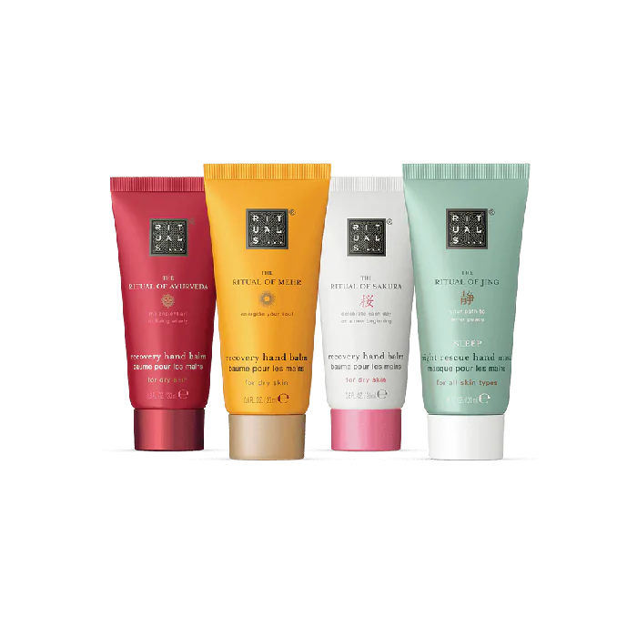 Rituals Soothing Hand Balm Set 4 x 20mlAyurveda/Mehr/Sakura/Jing   set x 80 ml