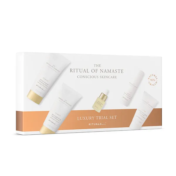 Rituals Namaste Set Cleansing Foam 30ml/Exfoliator 30ml/Booster 4ml/Serum 10ml/Day Cream 10ml   set x 84 ml