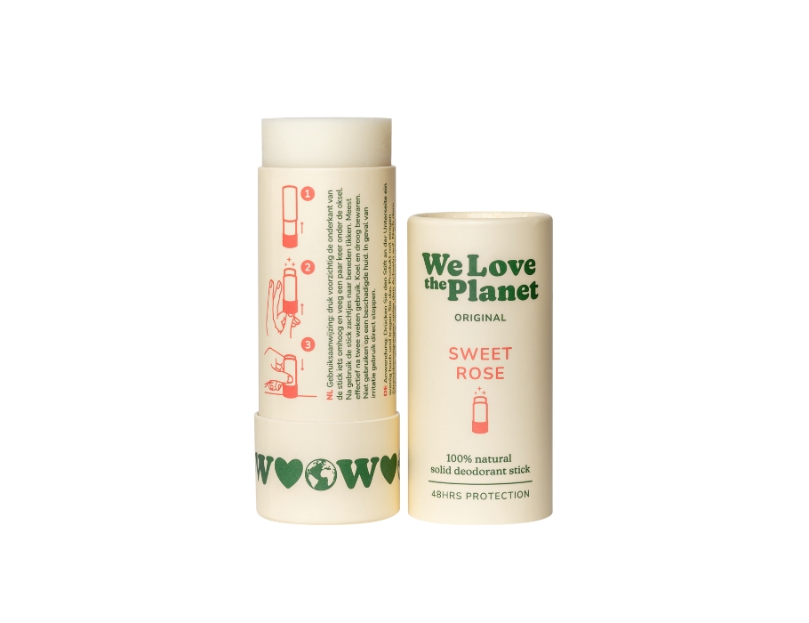 We Love The Planet Original Deodorant Stick Sweet Rose   40 g