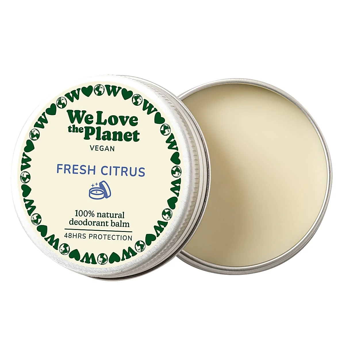 We Love The Planet Vegan Deodorant Balm Fresh Citrus   35 g