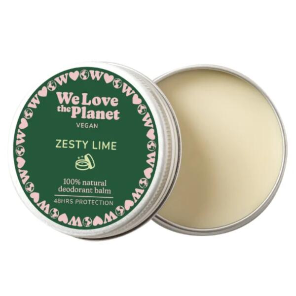 We Love The Planet Vegan Deodorant Balm Zesty Lime   35 g