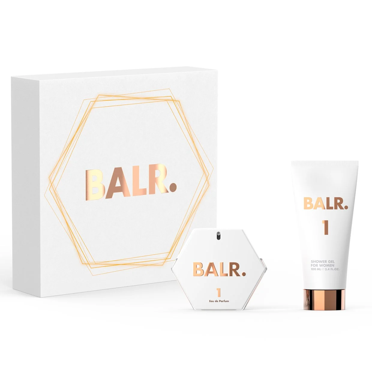 BALR. 1 FOR WOMEN GiftsetHolidays 22-23 Edp Spray 50ml/Shower Gel 100ml   set x 150 ml