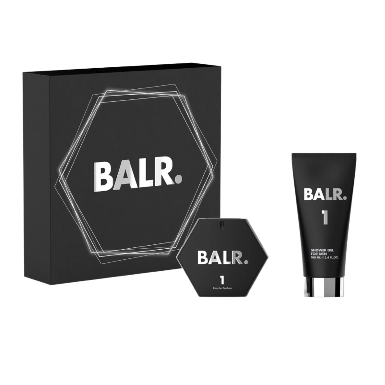 BALR. 1 FOR MEN Giftset Holidays 23 Edp Spray 50ml/Shower Gel 100ml   set x 150 ml