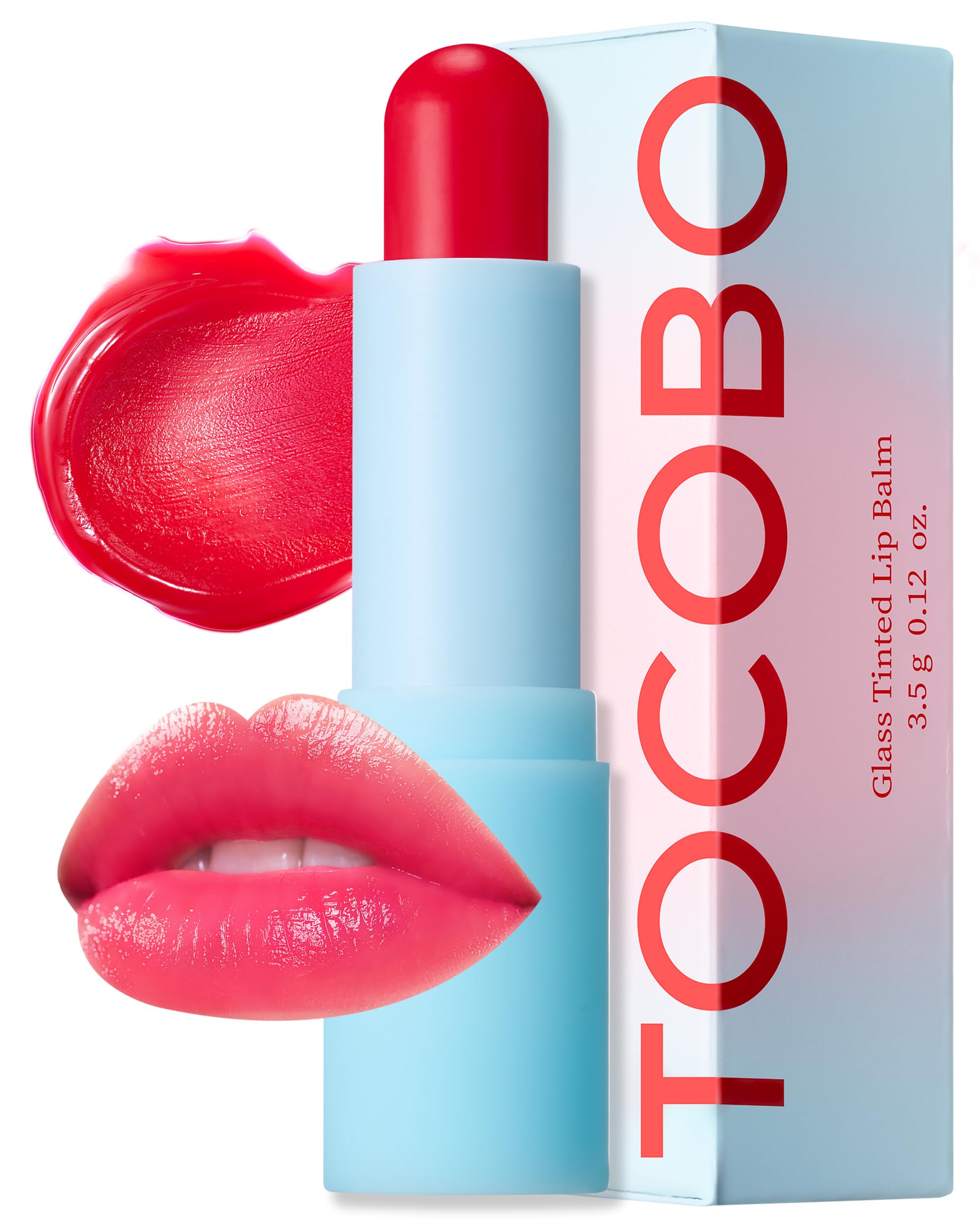 Tocobo Glass Tinted Lip Balm # 011 Flush Cherry   3.5 g