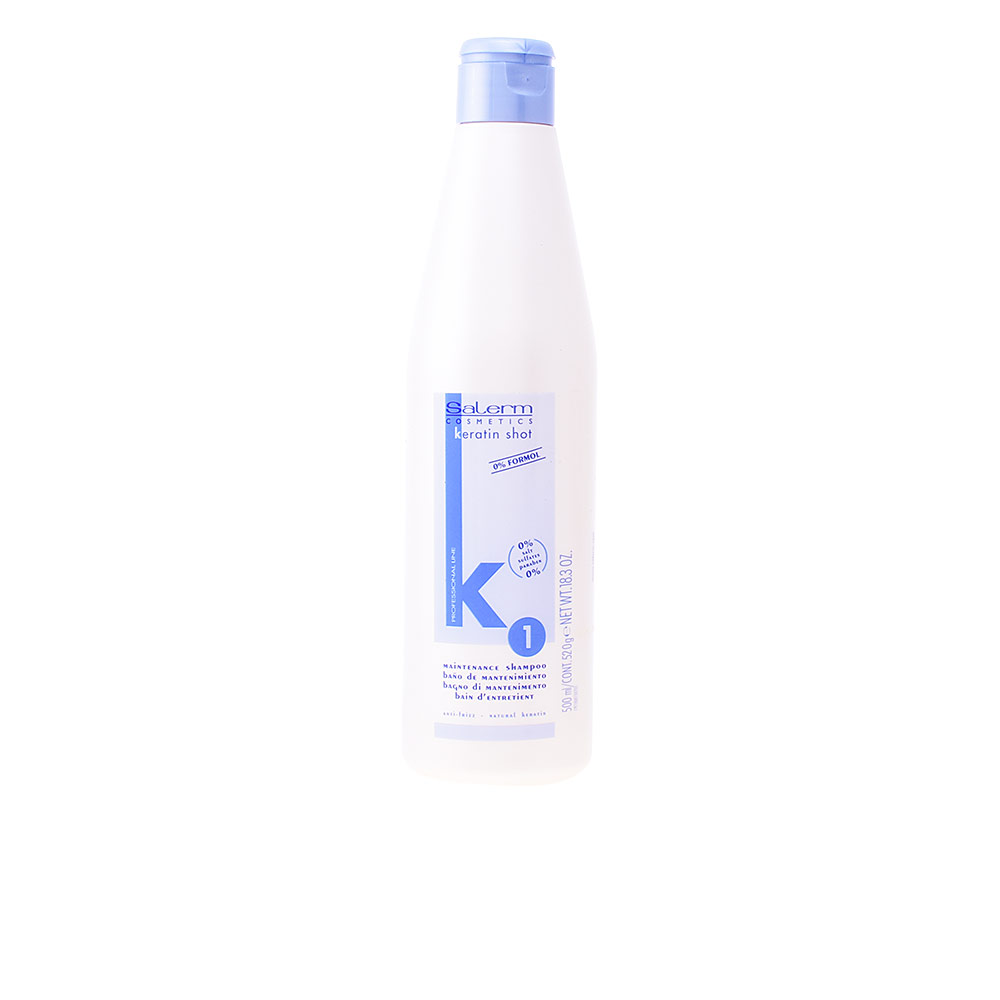 SALERM KERATIN SHOT maintenance shampoo 500 ml