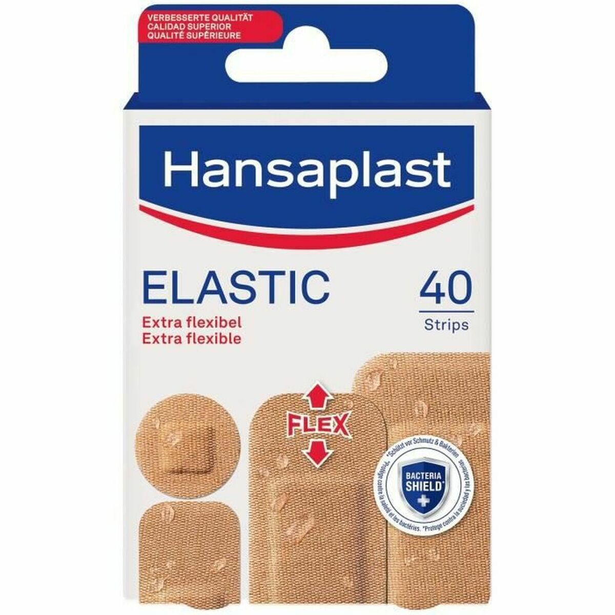 HANSAPLAST HP ELASTIC dressings 4 sizes 40 u