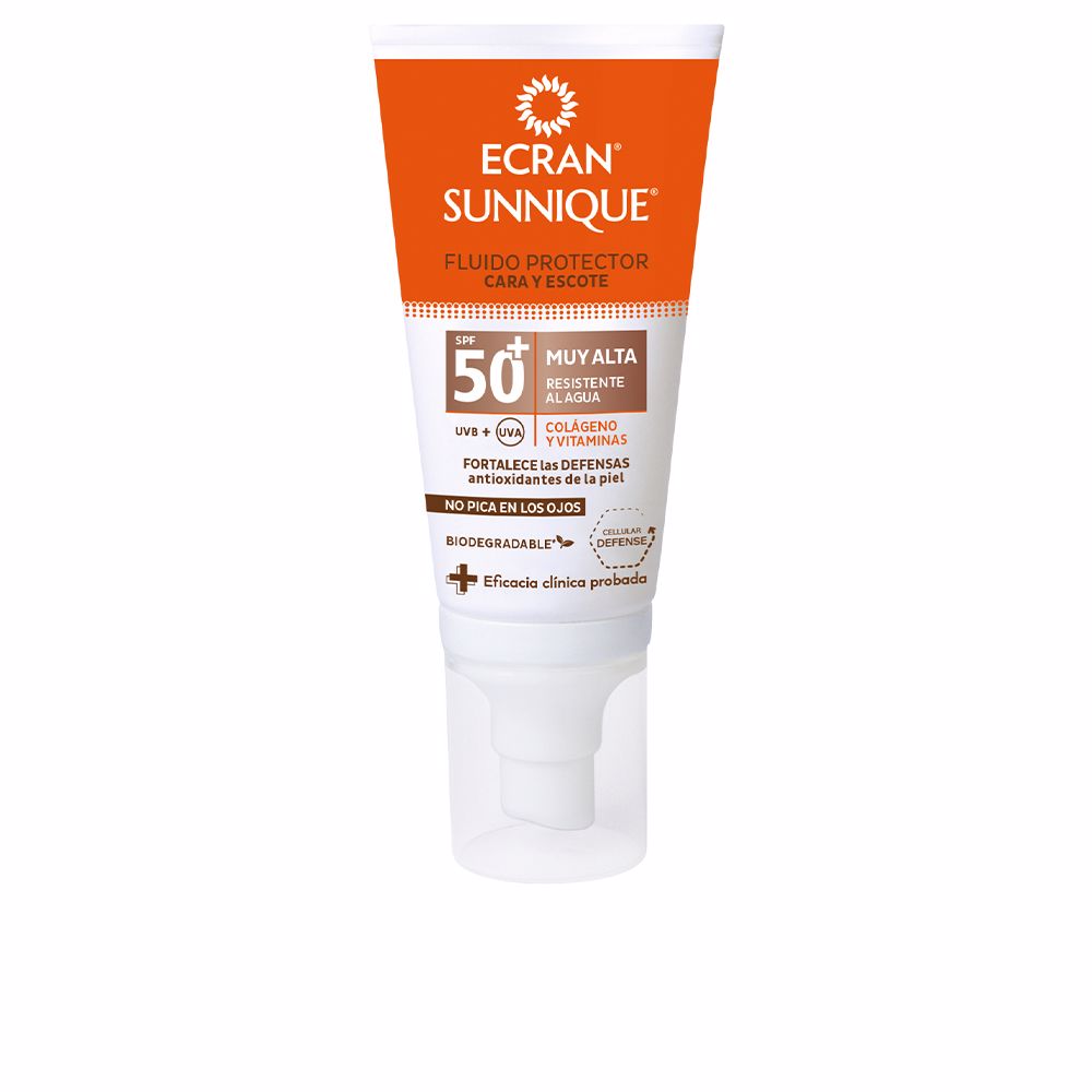 ECRAN SUN LEMONOIL CARA & ESCOTE SPF50+ fluido solar 50 ml
