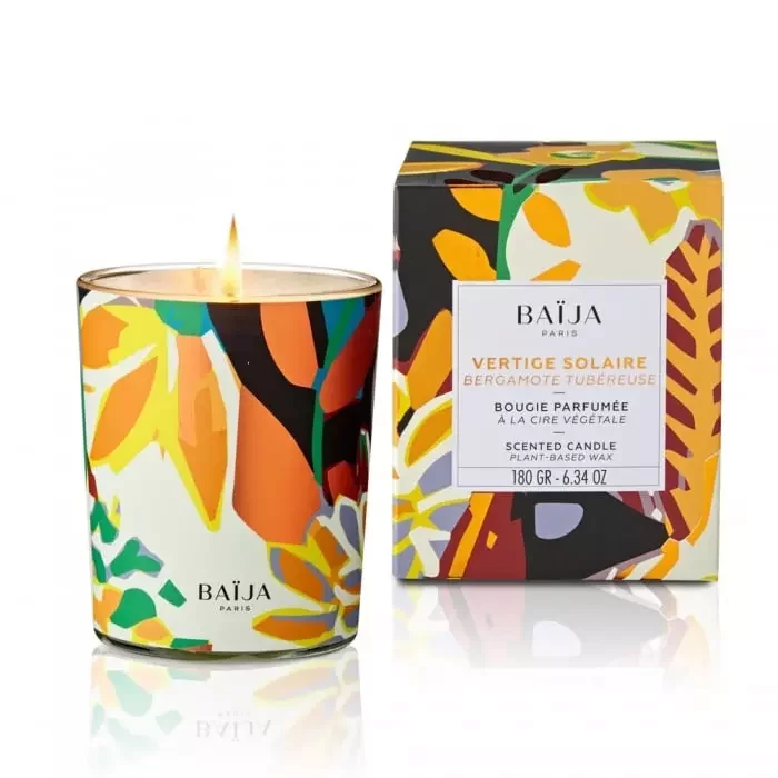 Baija Vertige Solaire Scented Candle Bergamot Tuberosa   180 g